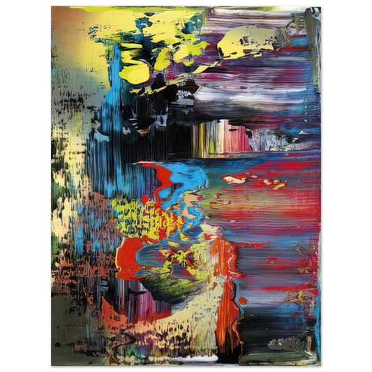 Abstract Picture 1 by Gerhard Richter – art poster, view 2