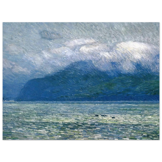 The Silver Veil And The Golden Gate by Childe Hassam – art poster, view 2