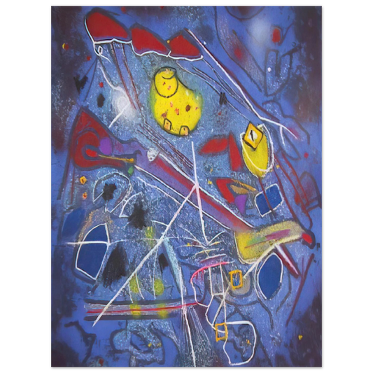 Redness Of Blue by Roberto Matta (1996) – art poster, view 2