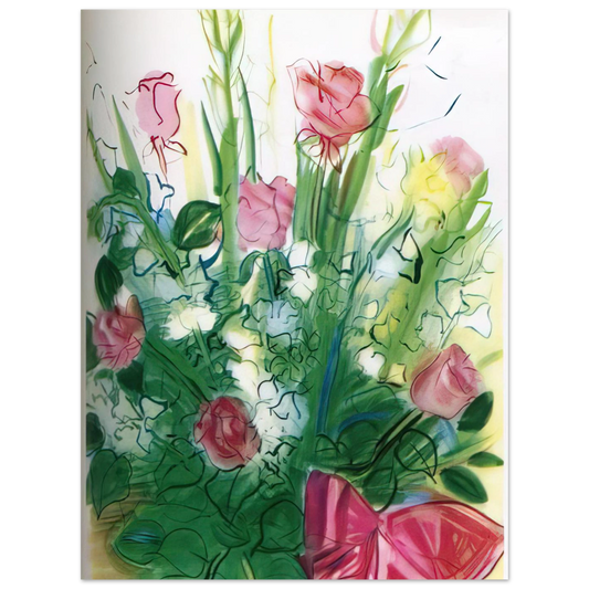 Bouquet Of Roses by Raoul Dufy – art poster, view 2