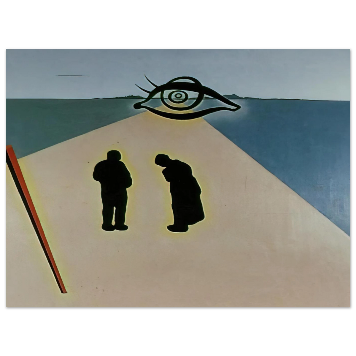 The Eye Of The Angelus by Salvador Dali – art poster