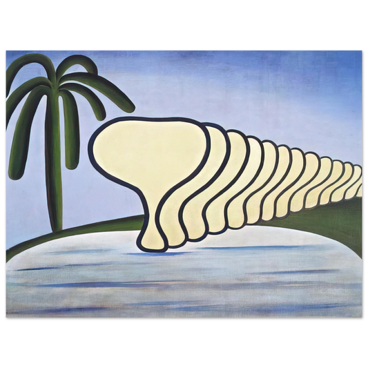 Sleep by Tarsila do Amaral – art poster, view 2