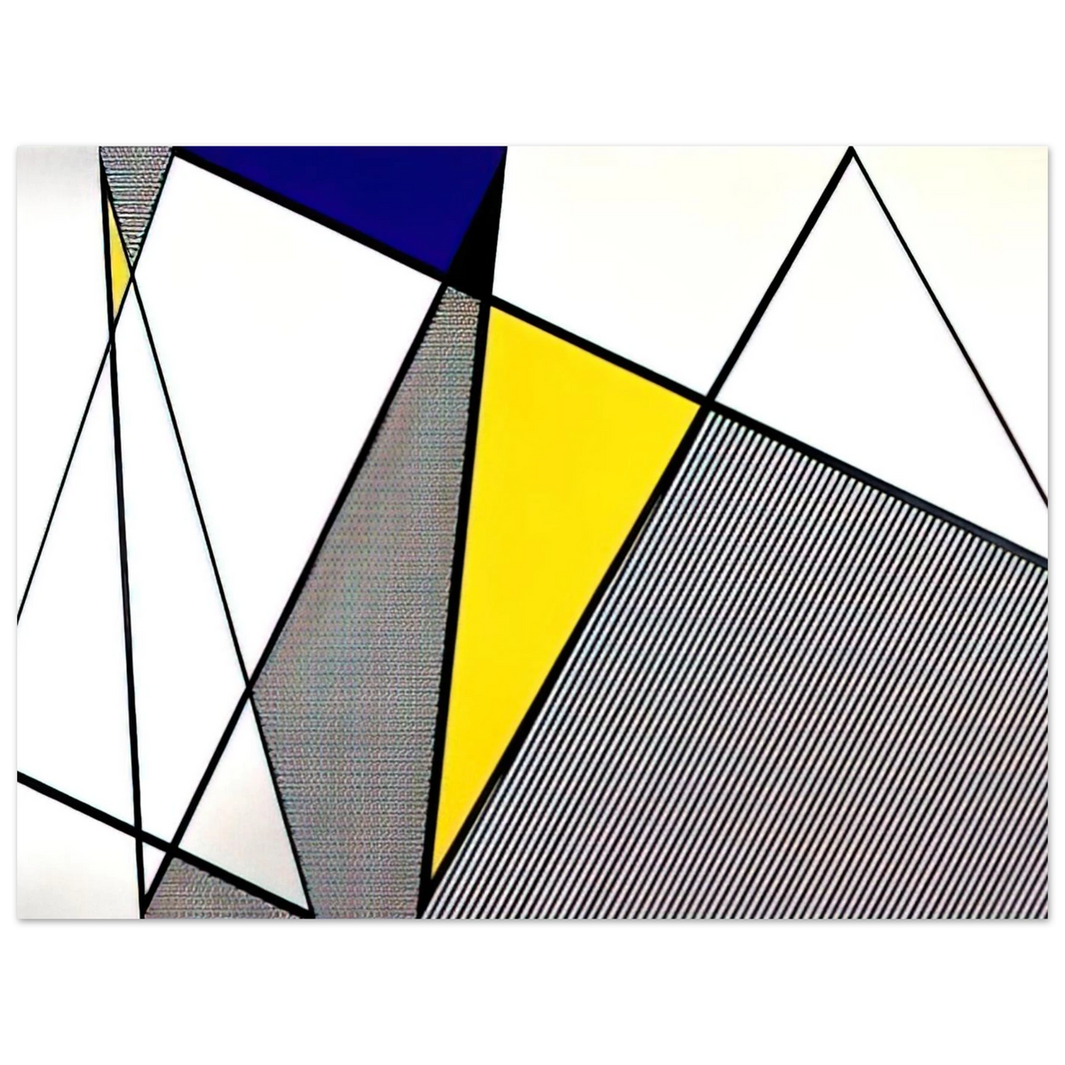 Perfect Painting 1 by Roy Lichtenstein (1985) – art poster