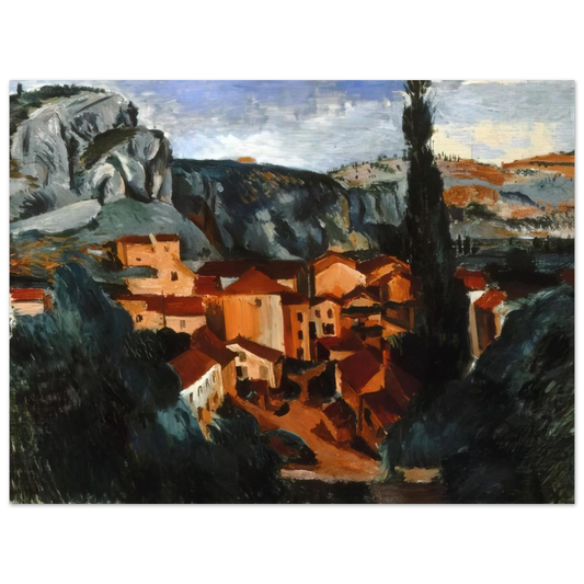 A Village by Andre Derain – art poster, view 2