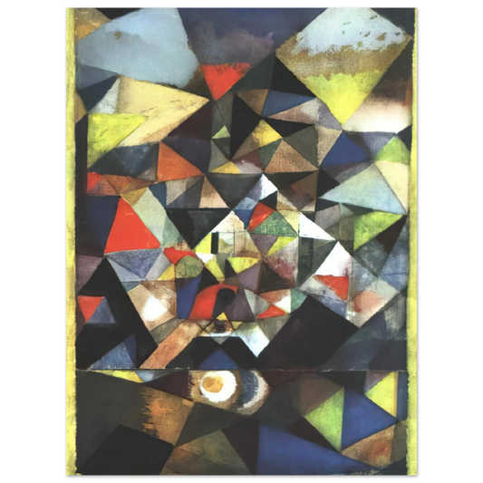 With The Egg by Paul Klee (1917) – art poster, view 2