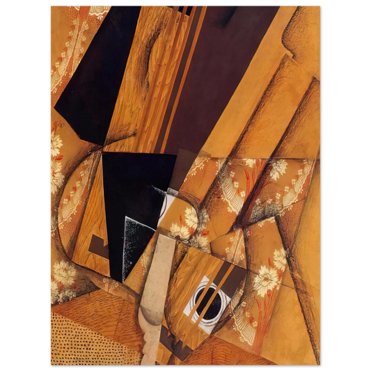 Guitar And Glass by Juan Gris (1914) – art poster, view 2