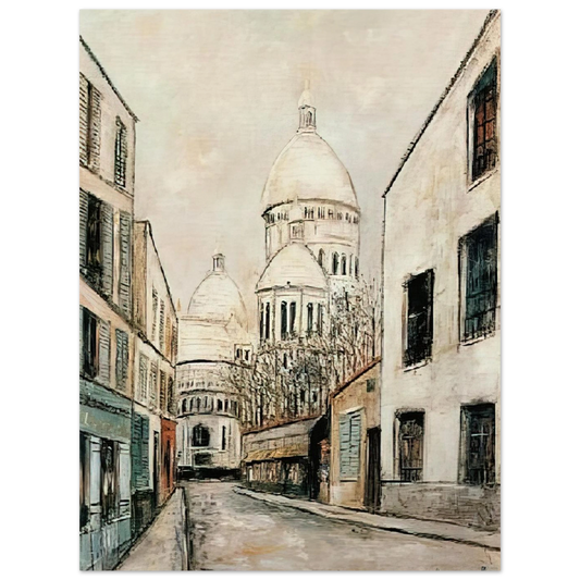 Sacre Coeur 1 by Maurice Utrillo – art poster, view 2