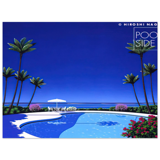 Poolside No. 3 by Hiroshi Nagai – art poster, view 2