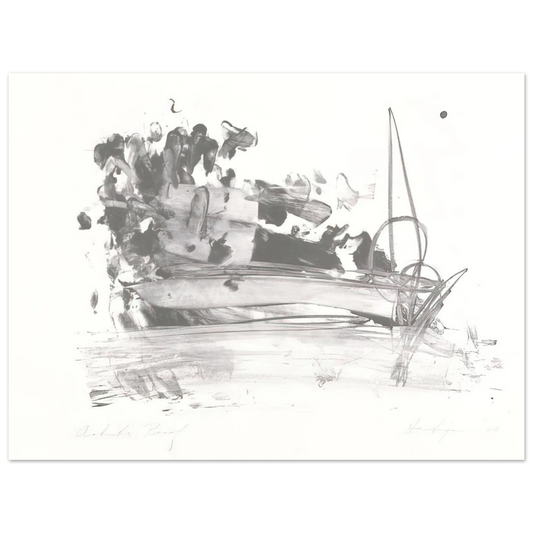 The Hero Leaves His Ship by Grace Hartigan – art poster, view 2