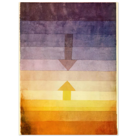 Separation In The Evening by Paul Klee (1922) – art poster, view 2