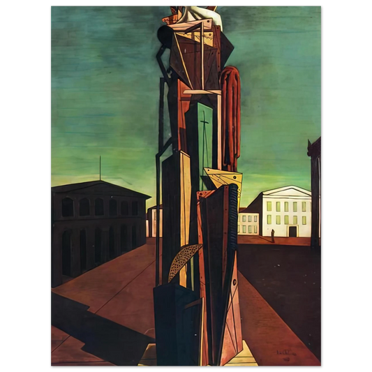 The Great Metaphysician by Giorgio de Chirico (1917) – art poster, view 2