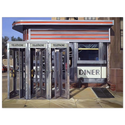 Diner by Richard Estes (1971) – art poster, view 2
