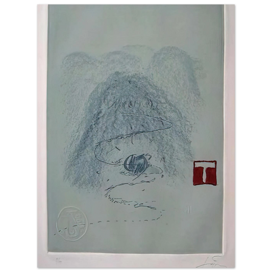 Aparicions 3 by Antoni Tapies (1982) – art poster, view 2