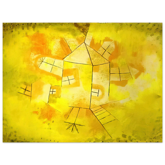 Revolving House by Paul Klee (1921) – art poster, view 2