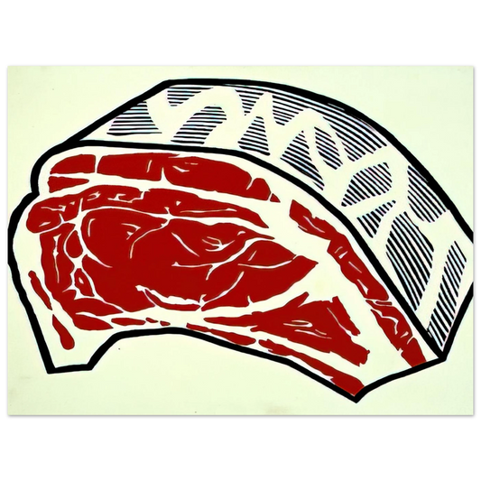 Standing Rib by Roy Lichtenstein (1962) – art poster, view 2