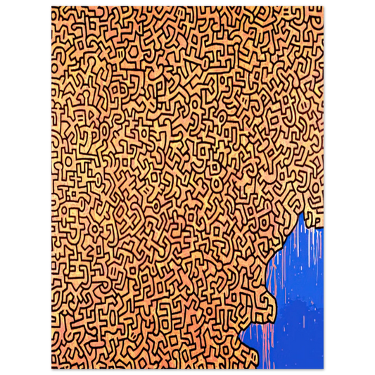 Brazil by Keith Haring (1989) – art poster, view 2
