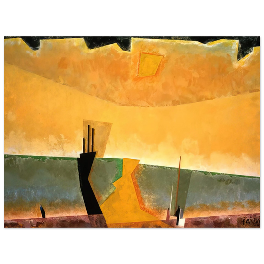 Storm Brewing by Lyonel Feininger (1939) – art poster, view 2