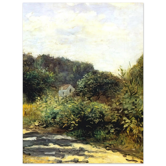 A Road In Louveciennes by Pierre-Auguste Renoir – art poster, view 2