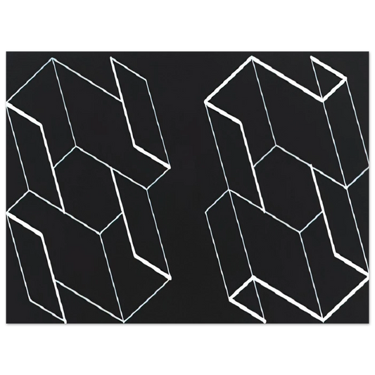 Duo H by Josef Albers (1966) – art poster, view 2