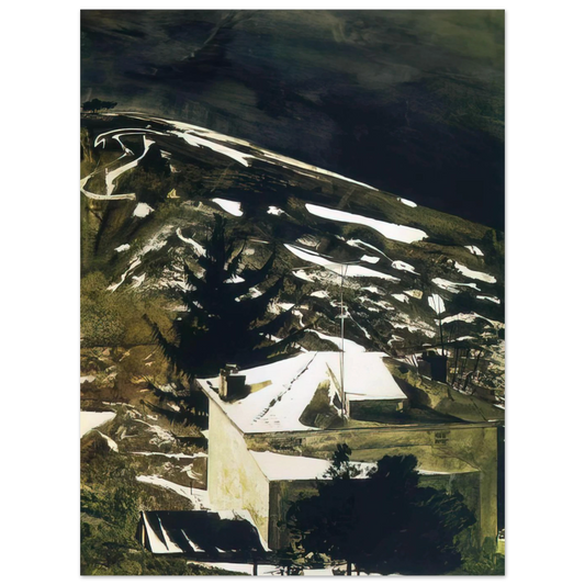 Wolf Moon by Andrew Wyeth (1975) – art poster, view 2