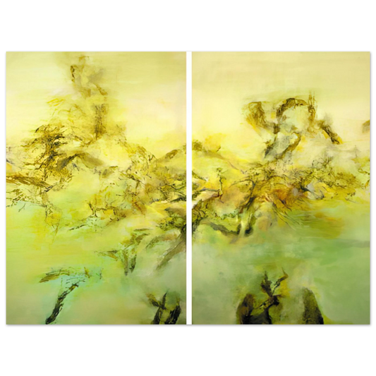 27 10 by Zao Wou-Ki (2002) – art poster, view 2