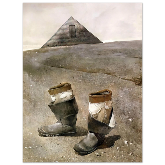 Sea Boots by Andrew Wyeth – art poster, view 2