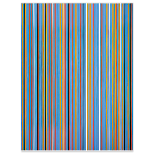 Big Blue by Bridget Riley (1982) – art poster, view 2