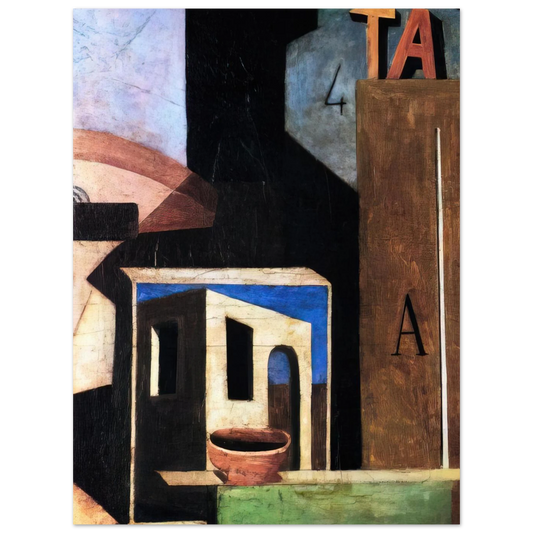 La Composizione Ta by Carlo Carra (1916) – art poster, view 2