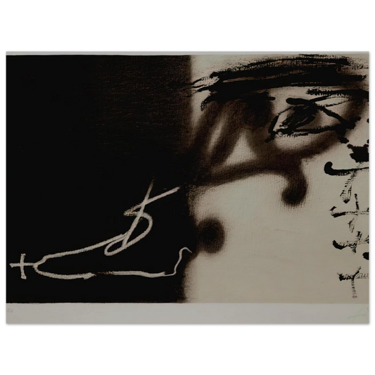 Divis by Antoni Tapies (1983) – art poster, view 2