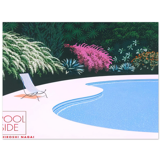 Poolside No. 24 by Hiroshi Nagai – art poster, view 2