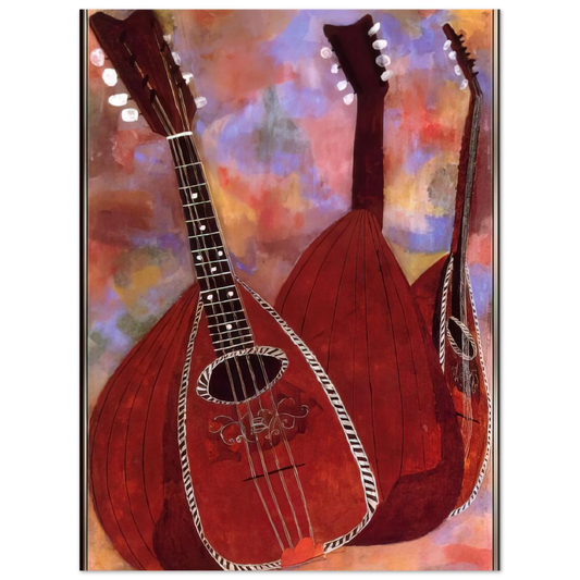 Three Lutes by Ben Shahn – art poster, view 2