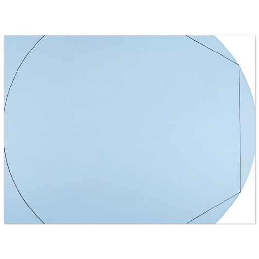 Circle In And Out Of A Polygon 2 by Robert Mangold (1973) – art poster, view 2