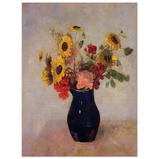 Vase Of Flowers by Odilon Redon – art poster, view 2