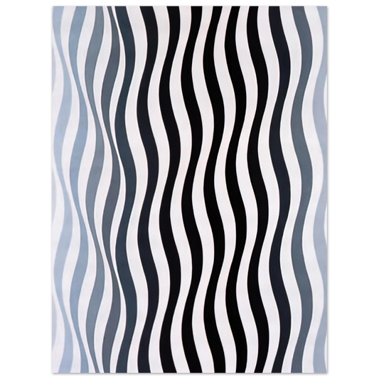 Arrest 1 by Bridget Riley (1965) – art poster, view 2