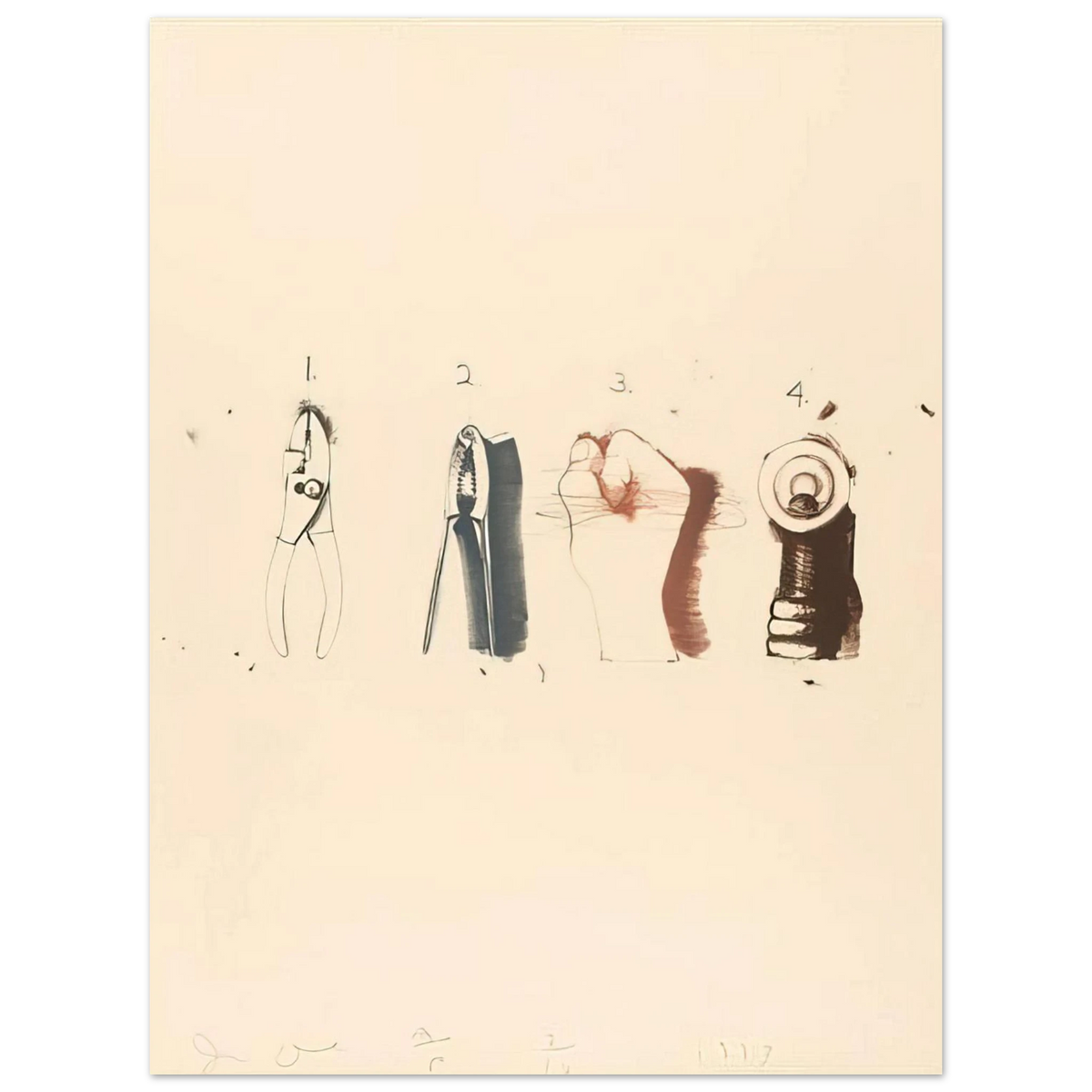 Nutcracker by Jim Dine (1973) – art poster