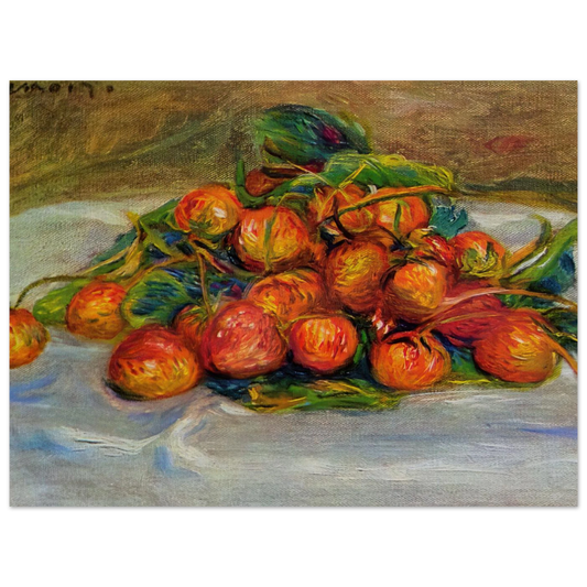 Strawberries by Pierre-Auguste Renoir – art poster, view 2