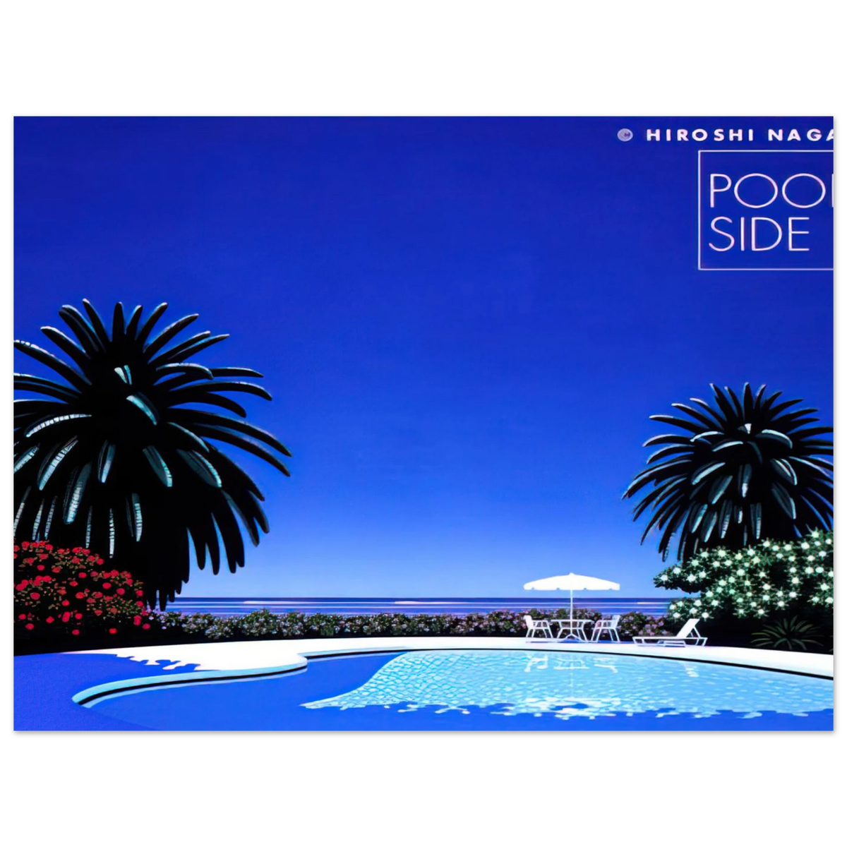 Poolside No. 6 by Hiroshi Nagai – art poster