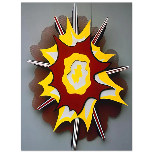 Explosion I by Roy Lichtenstein (1965) – art poster, view 2