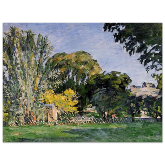 The Trees Of Jas De Bouffan by Paul Cézanne – art poster, view 2