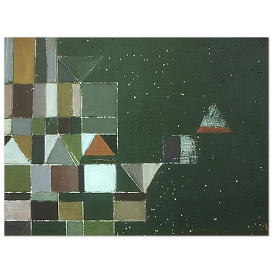 Square Motif Green Lilac by Victor Pasmore (1948) – art poster, view 2