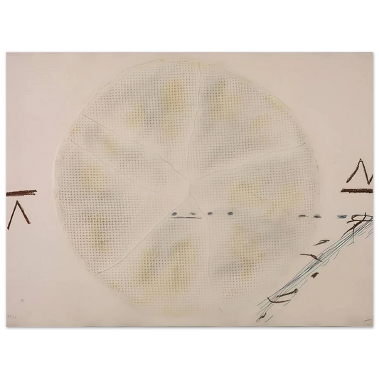 The Sieve by Antoni Tapies (1972) – art poster, view 2