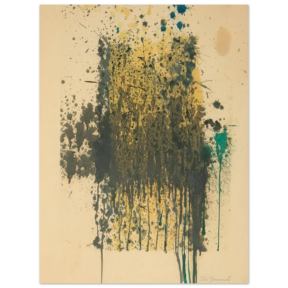 Untitled Abstract by Taro Yamamoto – art poster