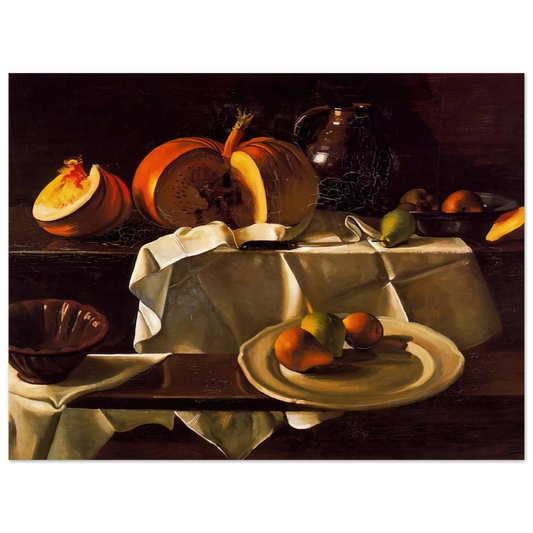 The Still Life With Pumpkin by Andre Derain (1939) – art poster, view 2