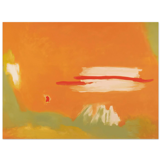 Red Across by Esteban Vicente (1996) – art poster, view 2