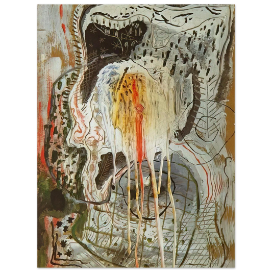 Nude Woman In An Armchair by Salvador Dali – art poster, view 2