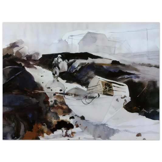 The White Dory by Andrew Wyeth (1941) – art poster, view 2