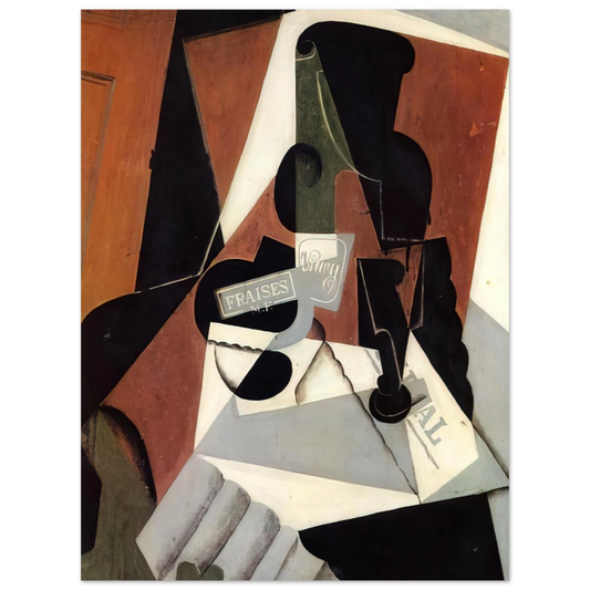 Strawberry Jam by Juan Gris (1917) – art poster, view 2