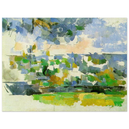 The Garden At Les Lauves by Paul Cézanne – art poster, view 2