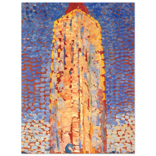 Lighthouse In Westkapelle by Piet Mondrian – art poster, view 2