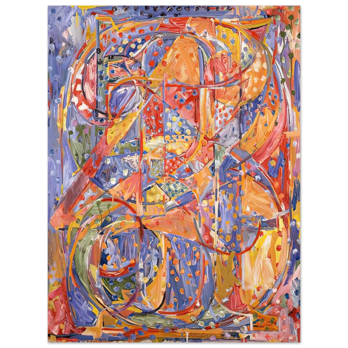 0 Through 9 by Jasper Johns – art poster
